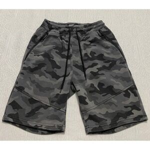 Brooklyn Cloth Camo Sweat Shorts Mens Size Small Zipper Pockets Drawstring